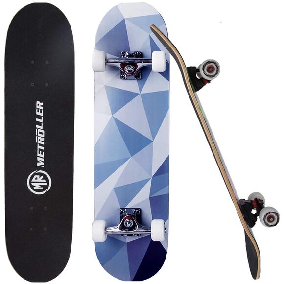 METROLLER Skateboards for Beginners,31 x 8 Complete Standard Skate Boards - Picture 1 of 4